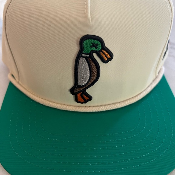 COPY - 24.7 Hunt Green / Off white Rope Hat - Picture 1 of 5